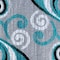 Flash Furniture Turquoise 2' x 11' Distressed Abstract Area Rug OKR-RG1100-211-TQ-GG - alternate 6